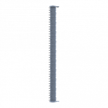 ABB ZLS905E80-3L SMISSLINE TP Starterpaket 80 PLE, bestückt mit Schienen L1, L2, L3, inklusive Sockelendstücken