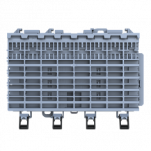 ABB ZLS908 Stecksockel 8 PLE SMISSLINE TP, inkl. Ober- und Unterteil, ohne Stromschienen