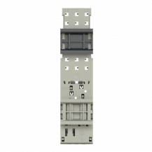 ABB ZMS137 Kombimodul leer ohne Litzen inkl. je 2 DIN Adapter MS/AF unten/oben