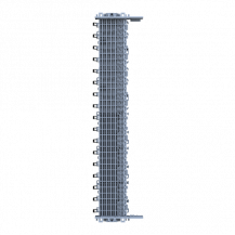 ABB ZLS905E34-3LLALB SMISSLINE TP Starterpaket 34 PLE, bestückt mit Schienen L1, L2, L3, sowie LA und LB, inkl. Sockelendstücken