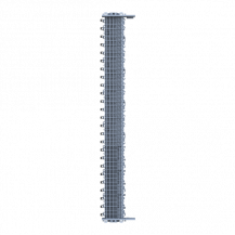 ABB ZLS905E50-3LLALB SMISSLINE TP Starterpaket 50 PLE, bestückt mit Schienen L1, L2, L3, sowie LA und LB, inkl. Sockelendstücken