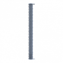 ABB ZLS905E70-3LLALB SMISSLINE TP Starterpaket 70 PLE, bestückt mit Schienen L1, L2, L3, sowie LA und LB, inkl. Sockelendstücken