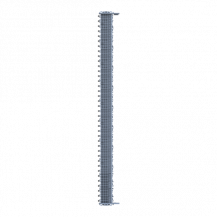 ABB ZLS905E76-3LLALB SMISSLINE TP Starterpaket 76 PLE, bestückt mit Schienen L1, L2, L3, sowie LA und LB, inkl. Sockelendstücken