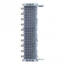 ABB ZLS905E20-3LNLALB SMISSLINE TP Starterpaket 20 PLE, bestückt mit Schienen L1, L2, L3, N, sowie LA und LB, inkl. Sockelendstücken