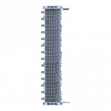 ABB ZLS905E28-3LNLALB SMISSLINE TP Starterpaket 28 PLE, bestückt mit Schienen L1, L2, L3, N, sowie LA und LB, inkl. Sockelendstücken