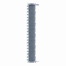 ABB ZLS905E40-3LNLALB SMISSLINE TP Starterpaket 40 PLE, bestückt mit Schienen L1, L2, L3, N, sowie LA und LB, inkl. Sockelendstücken