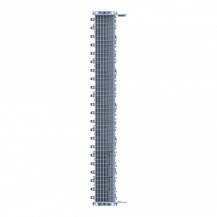 ABB ZLS905E44-3LNLALB SMISSLINE TP Starterpaket 44 PLE, bestückt mit Schienen L1, L2, L3, N, sowie LA und LB, inkl. Sockelendstücken