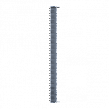 ABB ZLS905E76-3LNLALB SMISSLINE TP Starterpaket 76 PLE, bestückt mit Schienen L1, L2, L3, N, sowie LA und LB, inkl. Sockelendstücken