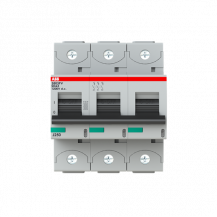 ABB S803PV-SD63 Lasttrennschalter für Photovoltaikanlagen 1.200 V DC, 63 A, 3-polig