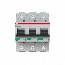 ABB S803S-C2.5 Hochleistungs-Sicherungsautomat 2.5A, C, 400 V AC=Icu 50kA, 690 V AC=Icu6kA, 3P