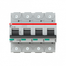 ABB S804S-C5 Hochleistungs-Sicherungsautomat 5A, C, 400 V AC=Icu 50kA, 690 V AC=Icu6kA, 4P