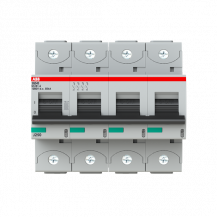 ABB S804S-UCB1.6 Hochleistungs-Sicherungsautomat 1.6A, B, 1000VDC=Icu 50kA, 4P