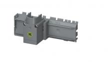 ABB ZLSP935-8PE Einspeiseblock 250 A Zusatzsockel, links PE, SMISSLINE TP PowerBar Bolt-On, ersetzt Abdeckung 8er Modul