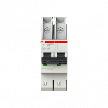 ABB SUP402M-K15 Sicherungsautomat K-Char., SMISSLINE steckbar Typ K, 15 A, 10 kA, 2P, UL489