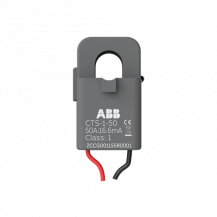 ABB CTS-1-50 InSite teilbarer Stromwandler 50A, Klasse 1, für INS-E3, bis 10mm² 0.5m, 50-1000 Hz
