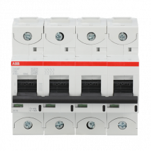 ABB S804P-C80 Hochleistungs-Sicherungsautomat 80A, C-Char., Icu=50kA 240/415V AC, 4P