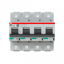 ABB S804P-C100 Hochleistungs-Sicherungsautomat 100A, C-Char., Icu=50kA 240/415V AC, 4P