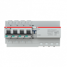 ABB DS804P-B125/0.03AP-R FI/LS-Kombination, 125 A, 4P, B, Icu=50kA, 240/415V AC, kurzzeitverzögert