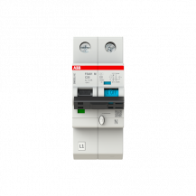 ABB FS401M-C20/0.1 FI/LS-Schalter 1P+N, 10 kA, C-Charak., 20 A, 100 mA Typ A SMISSLINE TP