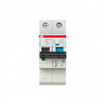 ABB FS401MK-B13/0.03 FI/LS-Schalter 1P+N, 10 kA, B-Charak., 13 A, 30 mA Typ F SMISSLINE TP