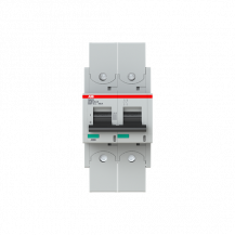 ABB S802S-UCB125-R Hochleistungs-Sicherungsautomat 125 A, B, 500V DC=Icu 50 kA, 2P, Ringkabelschuhanschluss