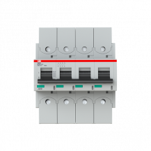 ABB S804S-UCB125-R Hochleistungs-Sicherungsautomat 125 A, B, 750V DC=Icu 50 kA, 4P, Ringkabelschuhanschluss