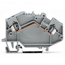 WAGO 780-601 Durchgangsklemme 2-Leiter 2,5 mm² grau