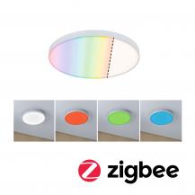 Paulmann 79899 LED Panel Smart Home Zigbee Velora rund 300mm Regenbogen/ Weiß dimmbar