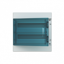 ABB STRIEBEL & JOHN M65W236TN3 Stromkreisverteiler, Aufputz, 2x18 Platzeinheiten Schutzklasse II, Schutzart IP65, IK 09