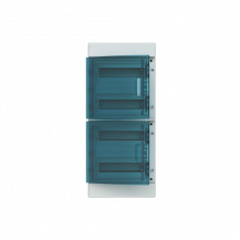 ABB STRIEBEL & JOHN M65W448TN3 Stromkreisverteiler, Aufputz, 4x12 Platzeinheiten Schutzklasse II, Schutzart IP65, IK 09
