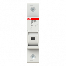 ABB E 91/20S Sicherungs-Trennschalter, 1Pol, 20A für Sicherungseinstatz 8,5 x 31,5mm (AC- mit Sicherungsüberwachungsanzeige