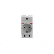 ABB M1175-L SCHUKO-Steckdose lichtgrau, RAL 1173 mit integrierter Kontrollleuchte
