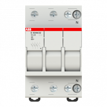 ABB E 93HN/32 Sicherungshalter, 3+N Pol, 32A für Sicherungseinsatz 10,3 x 38mm