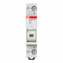 ABB E 91HN/32S Sicherungshalter, 1+N Pol, 32A für Sicherungseinsatz 10,3 x 38mm mit Sicherungsüberwachungsanzeige