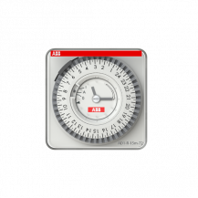 ABB AD1-R-15m-72 Analoge Zeitschaltuhr Tagesprogramm 15-min-Takt, 230 V AC, 72x72mm Fronteinbau