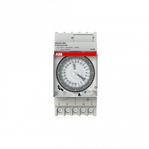 ABB AD1CO-15m Analoge Zeitschaltuhr Tagesprogramm 15-min-Takt, 1 Wechsler 230 V AC