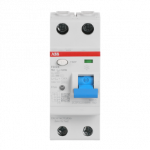 ABB F202 B-16/0.03 FI-Schalter Typ B 2P, 16A, 30mA, 3kA, 2TE, allstromsensitiv, kurzzeitverzögert