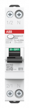 ABB DS301CT B16 A30 FI/LS-Schalter 6kA, 1P+N, Typ A, B16, 30mA, Bahn 1 Teilungseinheit