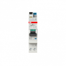 ABB DSX301C B16 A30 FI/LS-Schalter, 1 TE 6kA, 1P+N, Typ A, B16, 30mA FlexLine Push-in Technologie
