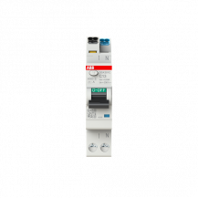 ABB DSX301C C13 A30 FI/LS-Schalter, 1 TE 6kA, 1P+N, Typ A, C13, 30mA FlexLine Push-in Technologie