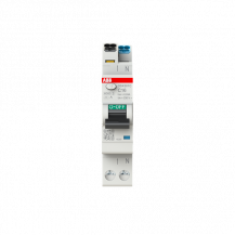 ABB DSX301C C16 A30 FI/LS-Schalter, 1 TE 6kA, 1P+N, Typ A, C16, 30mA FlexLine Push-in Technologie