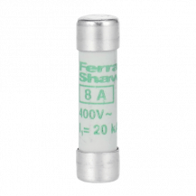 ABB E 9F8 AM8 Zylindrische Sicherung 8A, 8,5 x 31,5mm