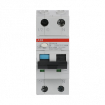 ABB DS201 M C6 F30 FI/LS-Schalter 10kA, 1P+N, Typ F, C 6, 30mA