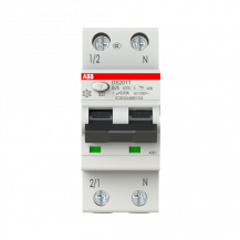 ABB DS201T B25 APR30 FI/LS-Schalter 6kA, 1P+N, Typ A kurzzeitverzögert, Bahn, B25, 30mA