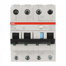 ABB DS203NC K13 A100 FI/LS-Schalter Icn = 6.000 A nach IEC/EN 61009-1, Icu = 10 kA IEC/EN 60947-2