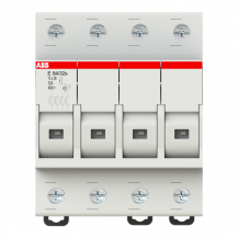 ABB E 94/32s Sicherungs-Trennschalter, 4Pol, 32A für Sicherungseinsatz 10,3 x 38mm AC-22B mit Sicherungsüberwachungsanzeige