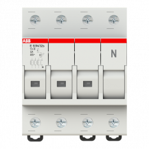 ABB E 93N/32S Sicherungs-Trennschalter. 3+N Pol, 32A für Sicherungseinsatz 10,3 x 38mm AC-22B mit Sicherungsüberwachungsanzeige