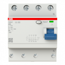 ABB FX204 F-40/0.03 Fehlerstrom-Schutzschalter Typ F 4P 30mA 40 A mischfrequenzsensitiv FlexLine Push-in Technologie
