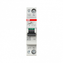 ABB DS301C B10 A100 FI/LS-Schalter Typ A, 100 mA, 6 kA, 1P+N, B-Char., 10 A 1 Teilungseinheit