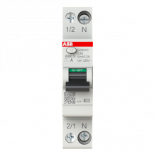 ABB DS301C C16 A300 FI/LS-Schalter Typ A, 300 mA, 6 kA, 1P+N, C-Char., 16 A 1 Teilungseinheit